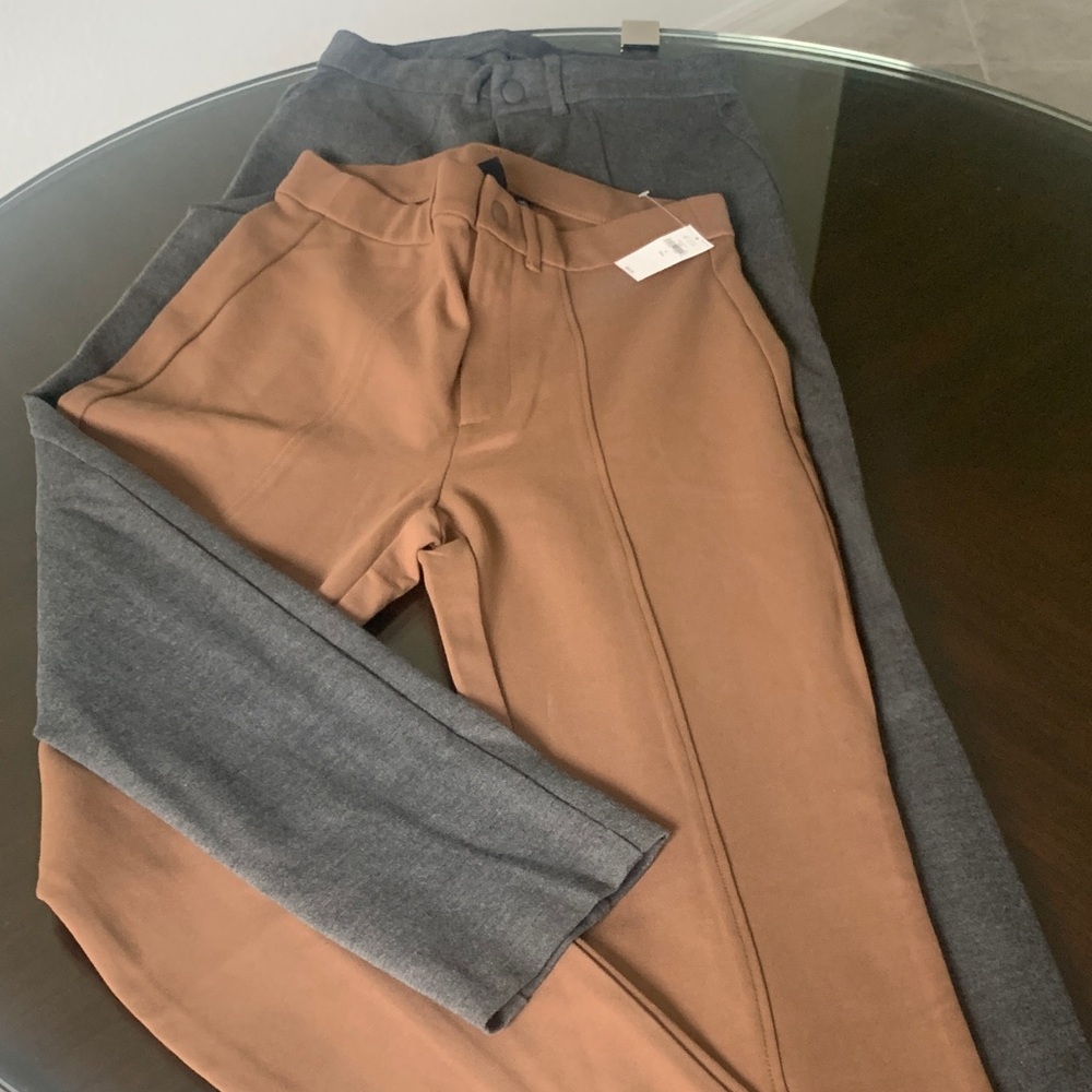 BOGO Free GAP Tan + Gray Ankle Pants